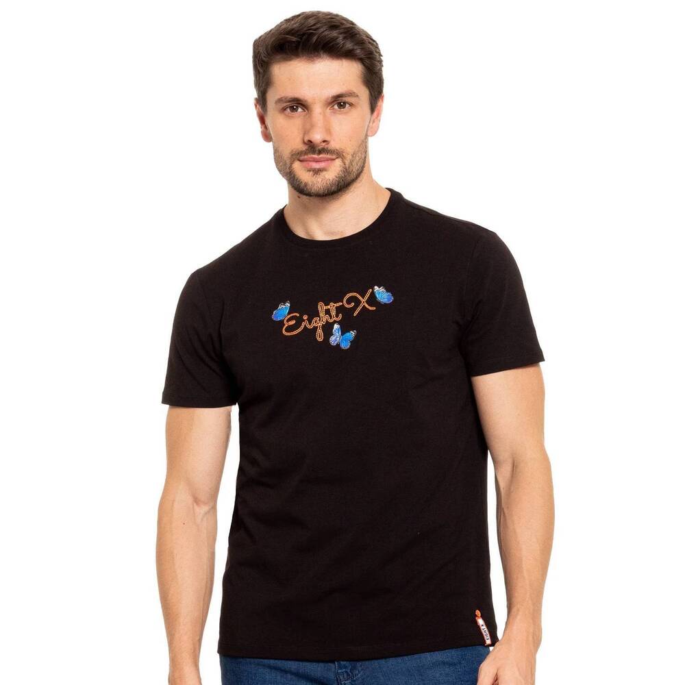 NEW EIGHT X the meadow 8x street t-shirt in black